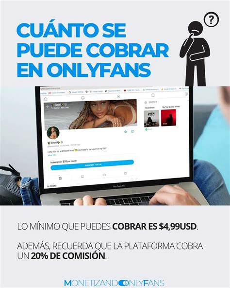 cuanto cobra onlyfans por suscripción|Costo de la suscripción en OnlyFans y promociones